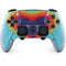 Liquid Blue Tie Dye Heart PS5 DualSense Edge Pro Controller Skin