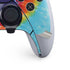Liquid Blue Tie Dye Heart PS5 DualSense Edge Pro Controller Skin