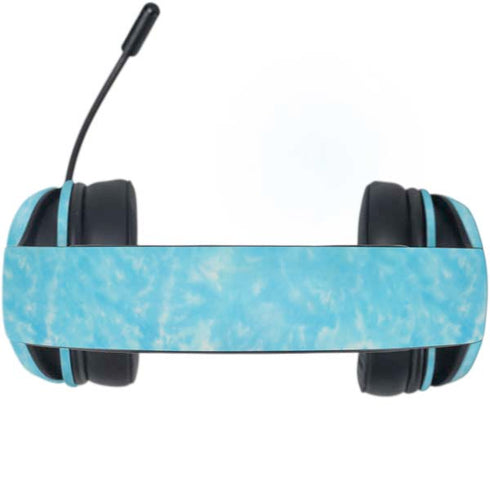 Liquid Blue Tie Dye Heart Razer Kraken X Skin