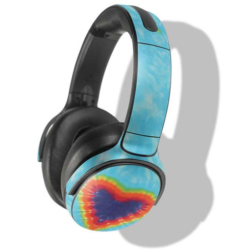 Liquid Blue Tie Dye Heart Skullcandy Venue Skin