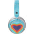 Liquid Blue Tie Dye Heart Surface Headphones Skin