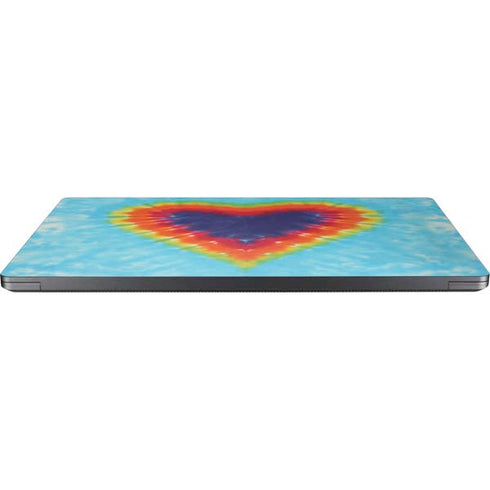 Liquid Blue Tie Dye Heart Surface Laptop 7 15in Skin