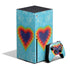 Liquid Blue Tie Dye Heart Xbox Series X Skins