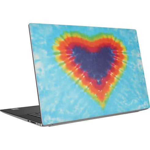 Liquid Blue Tie Dye Heart Dell XPS Skin