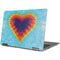 Liquid Blue Tie Dye Heart Yoga 710 14in Skin