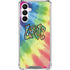 Liquid Blue Tie Dye Peace & Love Galaxy A16 5G Clear Case