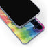 Liquid Blue Tie Dye Peace & Love Galaxy A55 5G Clear Case