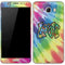 Liquid Blue Tie Dye Peace & Love Galaxy J7 Skin