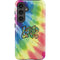 Liquid Blue Tie Dye Peace & Love Galaxy S25 Impact Case