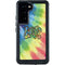Liquid Blue Tie Dye Peace & Love Galaxy S24 Waterproof Case