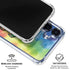 Liquid Blue Tie Dye Peace & Love Galaxy S25 Plus Clear Case