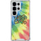 Liquid Blue Tie Dye Peace & Love Galaxy S25 Ultra Clear Case
