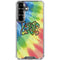Liquid Blue Tie Dye Peace & Love Galaxy S26 Clear Case