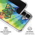 Liquid Blue Tie Dye Peace & Love Galaxy S26 Plus Clear Case