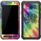 Liquid Blue Tie Dye Peace & Love Galaxy S7 Active Skin