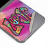 Liquid Blue Tie Dye Peace & Love Galaxy Z Flip6 Skin
