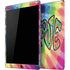 Liquid Blue Tie Dye Peace & Love iPad Skins