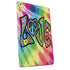 Liquid Blue Tie Dye Peace & Love Apple iPad Skin