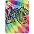 Liquid Blue Tie Dye Peace & Love Apple iPad Pro Skin