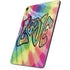 Liquid Blue Tie Dye Peace & Love Apple iPad Pro Skin