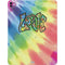 Liquid Blue Tie Dye Peace & Love iPad Pro 13in M4 (2024) Skin