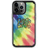 Liquid Blue Tie Dye Peace & Love iPhone Cases