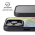 Liquid Blue Tie Dye Peace & Love iPhone 13 Pro Kickstand Case