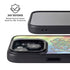 Liquid Blue Tie Dye Peace & Love iPhone 15 Kickstand Case