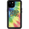Liquid Blue Tie Dye Peace & Love iPhone 15 Plus Waterproof Case