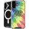 Liquid Blue Tie Dye Peace & Love iPhone 16 MagSafe Case