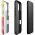 Liquid Blue Tie Dye Peace & Love iPhone 16 Plus Impact Case