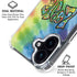 Liquid Blue Tie Dye Peace & Love iPhone 16 Plus MagSafe Case