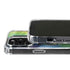 Liquid Blue Tie Dye Peace & Love iPhone 16 Pro MagSafe Case