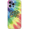 Liquid Blue Tie Dye Peace & Love iPhone 16 Pro Max Skin