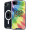 Liquid Blue Tie Dye Peace & Love iPhone 16e MagSafe Case