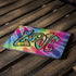 Liquid Blue Tie Dye Peace & Love Apple MacBook Air Skin