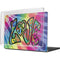 Liquid Blue Tie Dye Peace & Love MacBook Pro 14in (2021-24) Case plus Skin