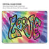 Liquid Blue Tie Dye Peace & Love MacBook Cases