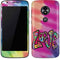 Liquid Blue Tie Dye Peace & Love Moto E5 Play Skin