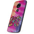 Liquid Blue Tie Dye Peace & Love Moto E5 Play Skin