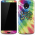 Liquid Blue Tie Dye Peace & Love Moto G6 Skin