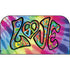 Liquid Blue Tie Dye Peace & Love Nintendo Switch 2 (2025) with Joy-Con Skin