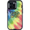 Liquid Blue Tie Dye Peace & Love Otterbox Defender iPhone Skin