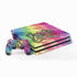 Liquid Blue Tie Dye Peace & Love PlayStation PS4 Skins