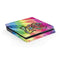 Liquid Blue Tie Dye Peace & Love PS4 Slim Skin