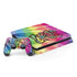 Liquid Blue Tie Dye Peace & Love PlayStation PS4 Skins