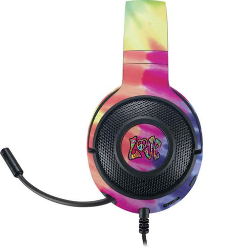 Liquid Blue Tie Dye Peace & Love Razer Kraken X Skin