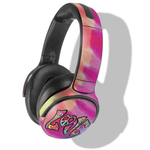 Liquid Blue Tie Dye Peace & Love Skullcandy Venue Skin