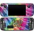Liquid Blue Tie Dye Peace & Love Steam Deck Handheld Gaming Computer OLED Skin