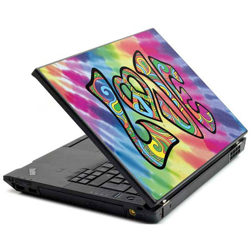Liquid Blue Tie Dye Peace & Love T440s Skin